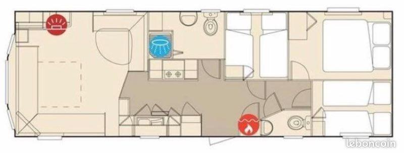 Mobil-Home Spatieux 8Pers - Brume Saint-Julien-en-Born Exterior foto